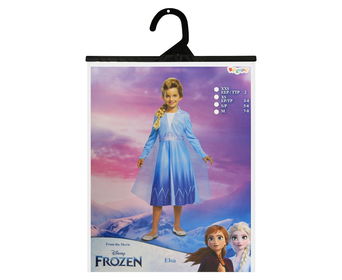 Costume Elsa Basic - Frozen 2 (license), size XS (3-4 yrs)